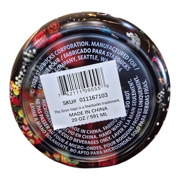 Starbucks Farm Rio Collab Vacuum Insulated 20 Ounce Water Bottle - Picture 6 of 6